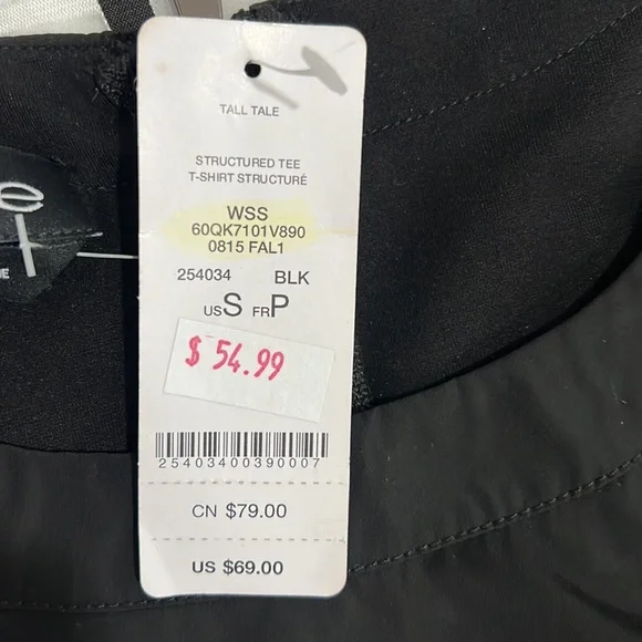 BEBE Black Crop Top - Picture 6 of 6